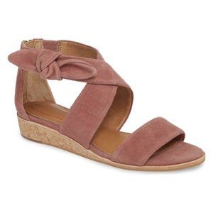 CC Corso Como Rasque Suede Low Wedge Sandal Sz. 9.5
